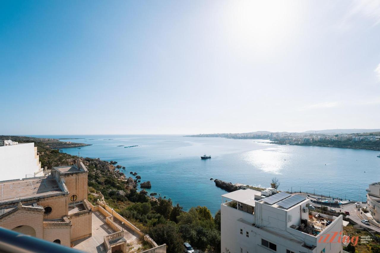 Insta Worthy Gorgeous Seaview Penthouse Apartment St. Paul's Bay Exterior photo